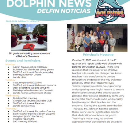 Dolphin News Week of October 30 2023